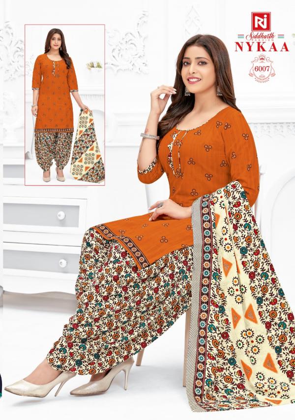 Siddharth Nykaa Vol-6 Cotton Designer Readymade Suit 